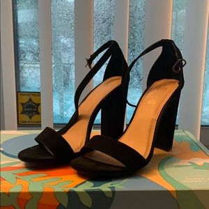 Black Open Toed Heels